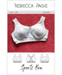 Download the printable pdf sewing pattern here: Sports Bra Sewing Pattern 28aa To 48m Rebecca Page