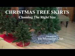 Christmas Tree Skirts Choosing The Right Size Youtube