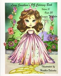Fun whimsical big eyed art (lacy sunshine rory sweet urchin). Lacy Sunshine S Oz Coloring Book Volume 15 Adult And Childrens Coloring Book Lacy Sunshine S Coloring Books Band 15 Amazon De Valentin Heather Fremdsprachige Bucher
