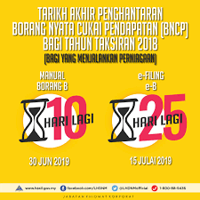 Untuk makluman, pengemukaan borang nyata cukai pendapatan (bncp). Keyo Asani Asanikeyo Twitter