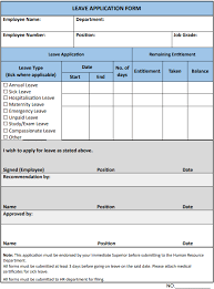 Sample employee annual leave record sheet template is a colorful template having valuable qualities. Leave Management Leave Application Form Templates
