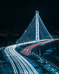 San francisco hyde street cable car california. San Francisco Bridge During Night Time Nohat Free For Designer