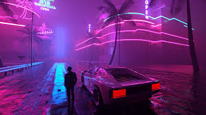 Malibu By Skiegraphic Studio 3840x2160 Aesthetic Desktop Wallpaper Retro Futurism Retro Artwork