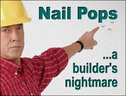 Wood frames may dry and shrink within the first year. A Builder S Nightmare Drywall Nail Pops What Is A Nail Pop