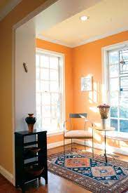 .of how to decorate with orange and yellow, and created paint color palettes inspired by each room so you can add some bold, warm color to your own home. I Love Pale Orange For Walls Bedroom Orange Home Decor Contemporary Family Room