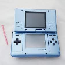 Sky blue (all region launch color). Old First Generation Nintendo Ds In Baby Blue Got A Depop