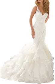 Auf bildern ist das kleid in elfenbeinfarbe gefertigt. Milano Bride Hochzeitskleid Spitze Etui Mit Applikation Elfenbein Mode Ja