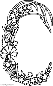 Coloring pages can be great for learning as they are fun and are also super great for stress relief! Wheat Shaped Letter C Coloring Page Coloringall