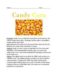 A cute way of making cupcakes so that they will have the colored layers of candy corn. Candy Corn Facts Information Lesson Questions Overview By Kls Reading