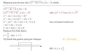 Contoh soal nilai mutlak dan pembahasannya. Soal Dan Pembahasan Pertidaksamaan Nilai Mutlak Kelas X Kumpulan Contoh Surat Dan Soal Terlengkap