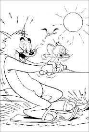 He is the protagonist of the story, who lives a usually correct life, alongside jerry a little brown mouse. Free Printable Tom And Jerry Coloring Pages For Kids