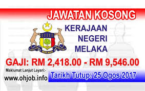 .di melaka majlis bandaraya | jawatan kosong sebagai penolong akauntan di majlis bandaraya melaka bersejarah seluruh rakyat malaysia yang berusia 18 tahun keatas layak untuk memohon jawatan seperti yang telah disebut kerja kosong perbadanan tabung pembangunan kemahiran. Jawatan Kosong Kerajaan Negeri Melaka Permohonan Jawatan Kosong Suk Kerajaan Negeri Selangor Permohonan Adalah Dipelawa Kepada Rakyat Malaysia Keutamaan Nais