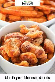 Air Fryer Cheese Curds Festival Foods Recipe Air Fryer Recipes Easy Recipes Air Fryer Recipes Healthy
