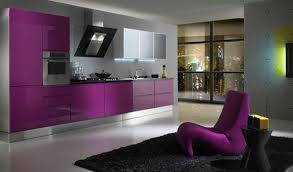 Seductive Fuschia Kitchen Cabinets And Modern Design Purple Kitchen Interior Purple Kitchen Designs Purple Kitchen Cabinets
