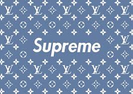 Download, share or upload your own one! Blue Supreme X Louis Vuitton Wallpaper