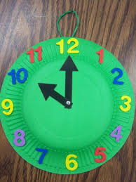Dibuja y recorta todos los números que desees. Cute Homemade Clock Relojes Manualidades Manualidades Para Ninos Pequenos Platos De Plastico