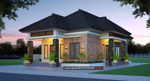 Kesan modern mewah terlihat pada desain rumah minimalis di atas memberikan energi kenyamanan. Contoh Desain Rumah 1 Lantai 4 Kamar Tidur 8x13 Cek Bahan Bangunan