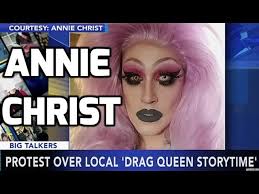 Drag Queen 'Annie Christ' reads Books to Kids at public library as 'Drag  Queen Story Time' spreads