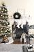 Decorated White And Gold Christmas Tree