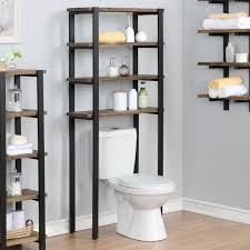Pomona 64 Over The Toilet 4 Shelf Bath Storage Walmart Com Toilet Storage Bath Storage Over Toilet Storage