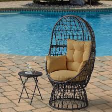 Destination Summer All Weather Wicker Egg Swivel Chair Bed Bath Beyond Chair Leather Chaise Lounge Chair Swivel Chair