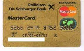 Check spelling or type a new query. Bank Card Raiffeisen Raiffeisen Bank Austria Col At Mc 0008