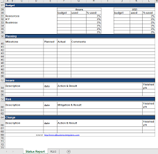 Mit ihr ist die erstellung eines statusberichts im handumdrehen gemacht. Project Status Report Excel Template Premium Schablone