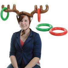 Inflatable Christmas Reindeer Ring Toss Christmas Party Games For Groups Christmas Party Games For Adults Funny Christmas Party Games