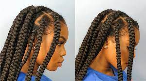 Three Easy Ways To Do Jumbo Knotless Box Braids Youtube So today i'll be showing you how to do large/jumbo knotless braids on yourself. three easy ways to do jumbo knotless box braids