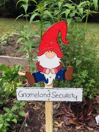 5.0 out of 5 stars 3. Gnome Yard Sign Garden Decor Gnomeland Security Christmas Yard Art Diy Yard Decor Garden Signs