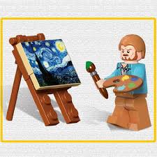 It shows the seattle great wheel and the space needle. 1830pcs Dk3001 Vincent Van Gogh The Starry Night Joy Bricks