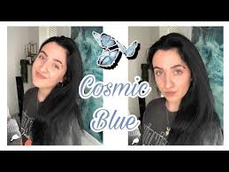 Gonna dye my hair cosmic blue tonight, in other words, black with a blue shine! Low Key Fail Dying My Hair Cosmic Blue Schwarzkopf Youtube