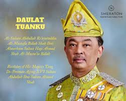 Unlike other sultans, sultan ahmad shah openly and loudly supports the barisan nasional government of mahathir and his successor abdullah badawi. Sheraton Imperial Kuala Lumpur Hotel Sheraton Imperial Kuala Lumpur Would Like To Give Our Heartfelt Congratulations To His Majesty Yang Di Pertuan Agong Al Sultan Abdullah Ri Ayatuddin Al Mustafa Billah Shah On The Occasion