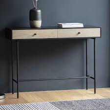 Gallery Direct Carbury 2 Drawer Console Table In 2020 Console Table Wooden Console Table Furniture