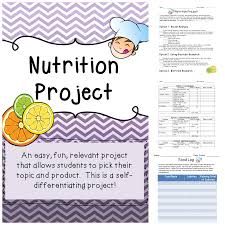 Nutrition Project Student Learning Nutrition Research Projects