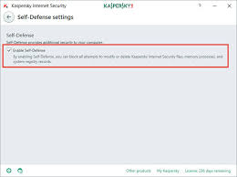 How To Enable Or Disable Self Defense In Kaspersky Internet Security 2018