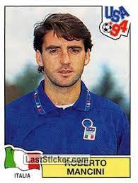 Roberto mancini (born 27 november 1964) is an italian football manager and former player, currently in chargea trainer italy. Sticker 316 Roberto Mancini Panini Fifa World Cup Usa 1994 Laststicker Com