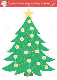 Kids love mazes, and printable christmas mazes also help celebrate the holiday season. Christmas Maze For Children Winter Preschool Printable Educational Activity With Shape Recognition Practice Funny Holiday Game Or Puzzle With Fir Tree Follow The Stars To Get To The Top Royalty Free Cliparts