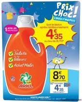 Lessive Liquide Ariel Simply A Moitie Prix Chez Les Magasins Carrefour Market Lessive Ariel Lessive Liquide