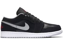 Jordan 1 Low Black Wolf Grey 553558 032