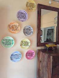 Colourful Quotes By The Mirror Earthen Wall Plates Facebook