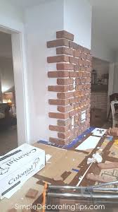 The flue has an air jacket outside of it. Exposed Brick Chimney Simple Decorating Tips