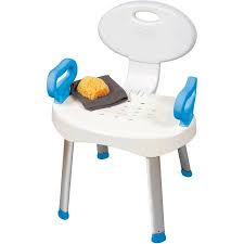 Carex E Z Bath And Shower Seat With Handles Shower Chair With Back For Elderly Seniors Handicap Shower Seat Shower Chair Bath Seats