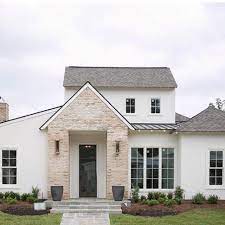 Sep 01, 2020 · another great way to achieve a modern farmhouse style exterior is by mixing various materials. Thesunday7 Is On The Blog And I M Talking About How Choosing The Direction For Our Exterior Mate Modern Farmhouse Exterior Exterior Brick House Paint Exterior