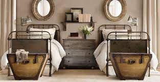 Great Rustic Guest Room Twin Beds Guest Room Cabin Beds For Kids Rustic Kids Rooms