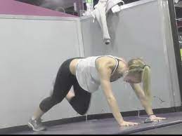 I figure out that doing full squat first help me doing every other exercise better! Flexible Blonde Stretches In The Gym Voyeur Videos