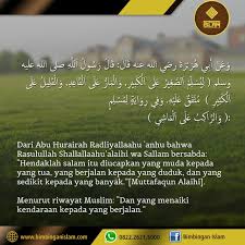 Adab Memberi Salam Islam Motivasi Kutipan