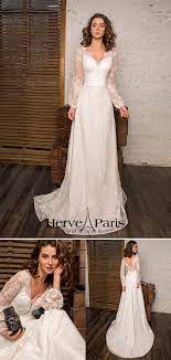 Kleidung für damen, herren & kinder gebraucht als second hand kaufen. Designerin Mireille Bleines Sagt Uber Die Neue Kollektion 2019 Von Herve Paris Diese Modelle Im Bohemien R Neue Brautkleider Formelle Kleider Kleid Hochzeit