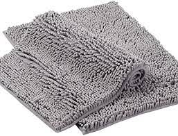 Get 5% in rewards with club o! Amazon Com Grey Rugs For Bathroom Bath Mat Super Soft Bath Rug For Bathrooms Slip Resistant Shag Chenille Bath Rugs Chenille Plush Rugs For Powder Room Rugs For Entryway Ash Gray 17 X 24 17