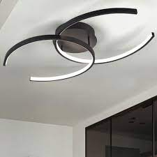 It starts as a suspended ceiling from the roof and extends along the sidewall. Led Ceiling Lamp Dimmable Via Light Switch